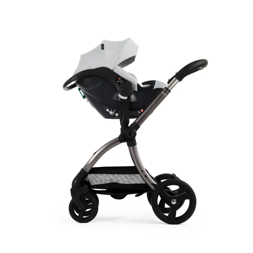 Egg3® Houndstooth Silver Special Edition Luxury Stroller Bundle - 8 Piece Bundle Egg