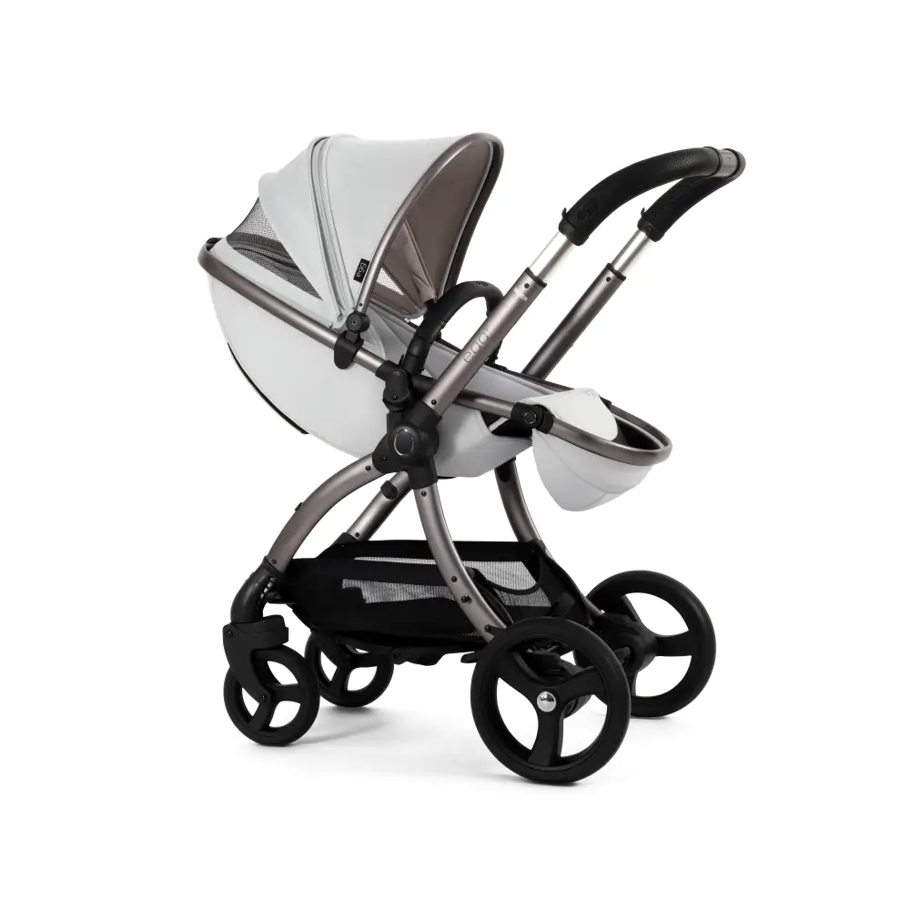 Egg3® Houndstooth Silver Special Edition Luxury Stroller Bundle - 8 Piece Bundle Egg