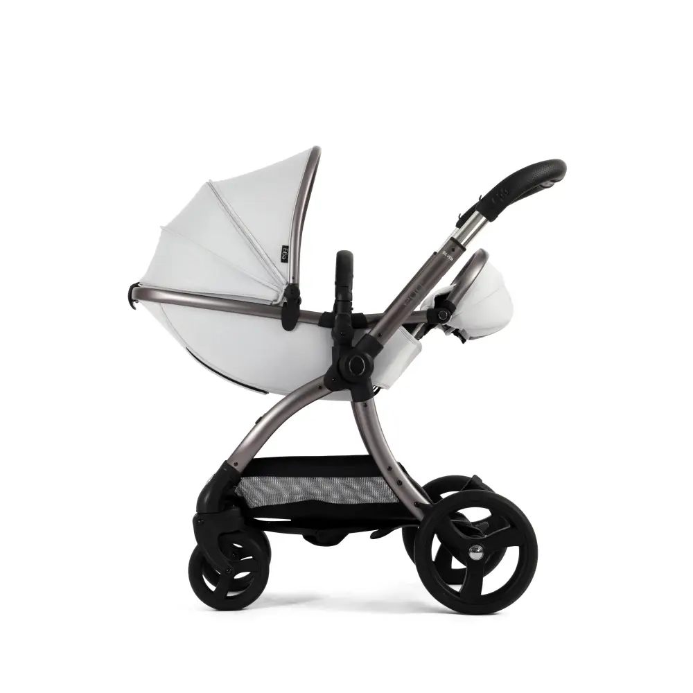 Egg3® Houndstooth Silver Special Edition Luxury Stroller Bundle - 8 Piece Bundle Egg