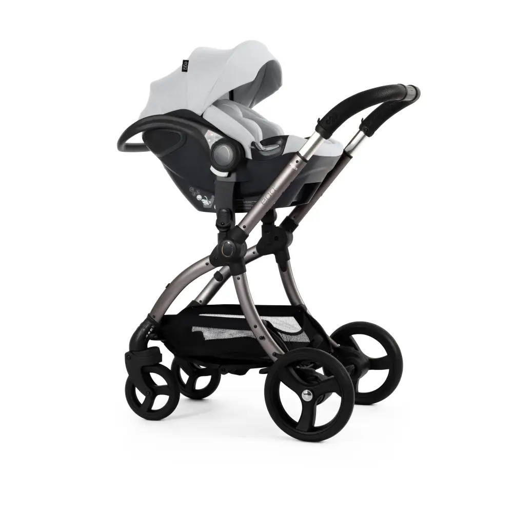 Egg3® Houndstooth Silver Special Edition Luxury Stroller Bundle - 8 Piece Bundle Egg