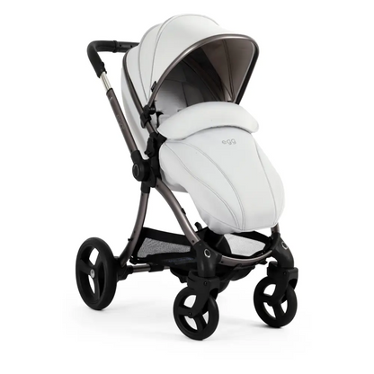 Egg3® Houndstooth Silver Special Edition Luxury Stroller Bundle - 8 Piece Bundle Egg