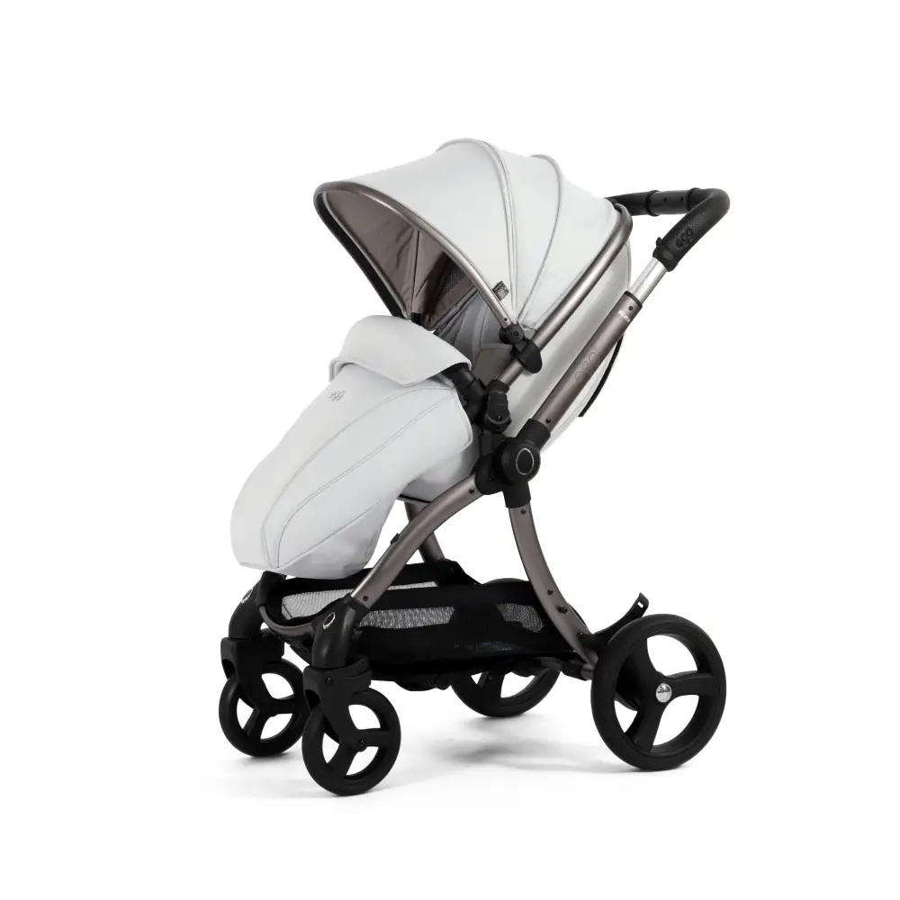 Egg3® Houndstooth Silver Special Edition Luxury Stroller Bundle - 8 Piece Bundle Egg