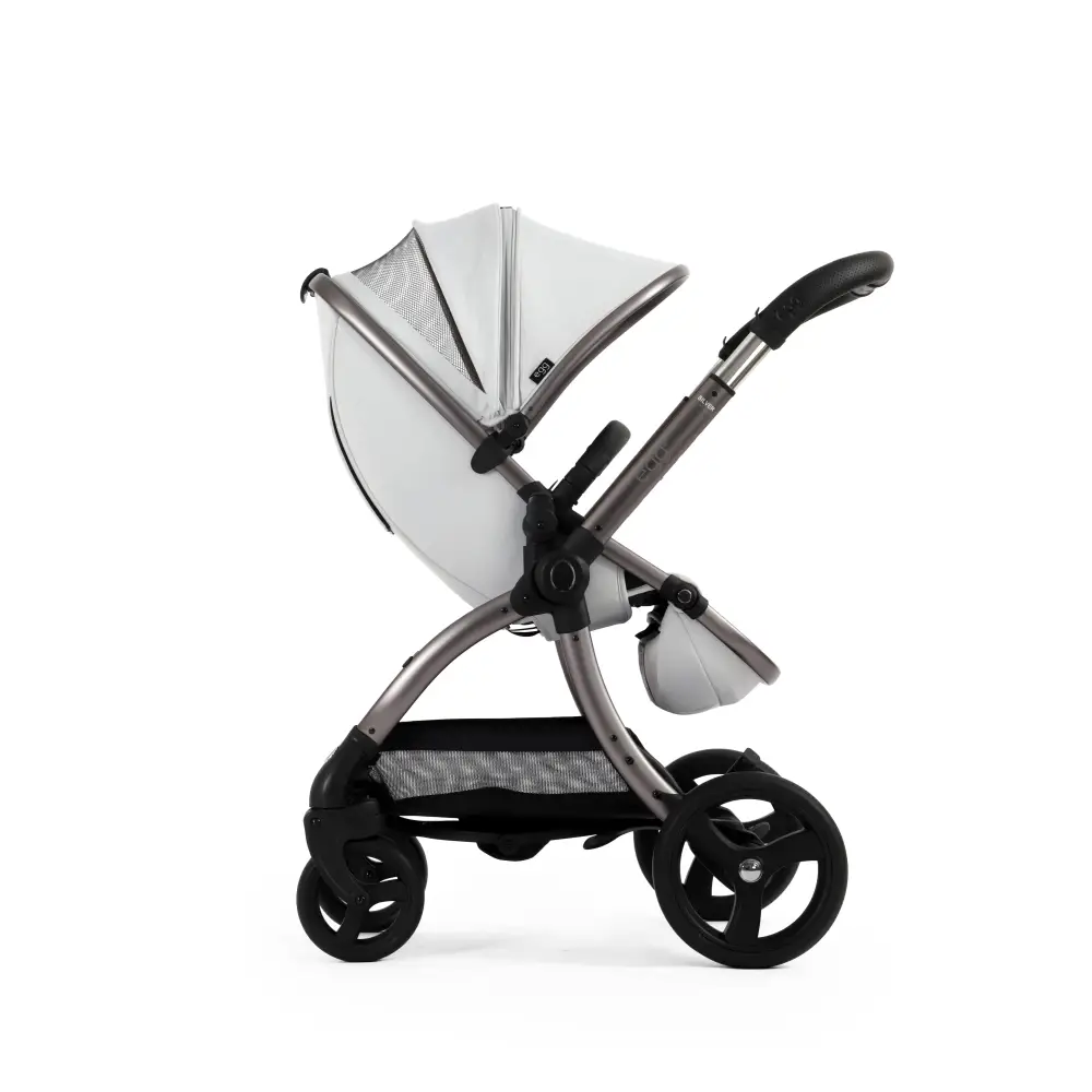 Egg3® Houndstooth Silver Special Edition Luxury Stroller Bundle - 8 Piece Bundle Egg