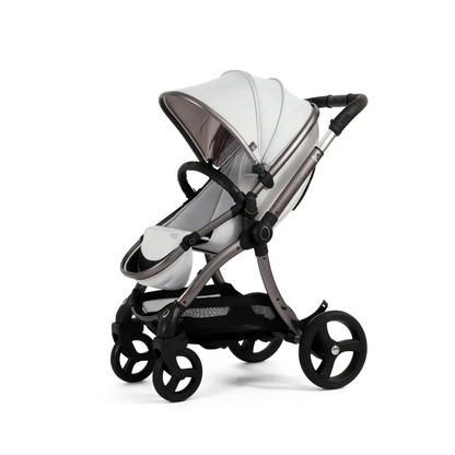 Egg3® Houndstooth Silver Special Edition Luxury Stroller Bundle - 8 Piece Bundle Egg