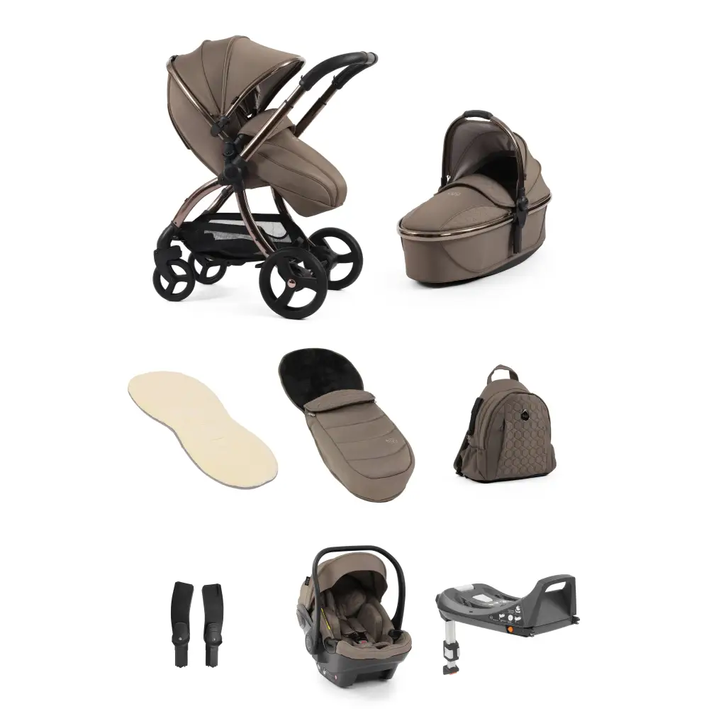 Egg3® Mink Luxury Stroller Bundle - 8 Piece Bundle Egg