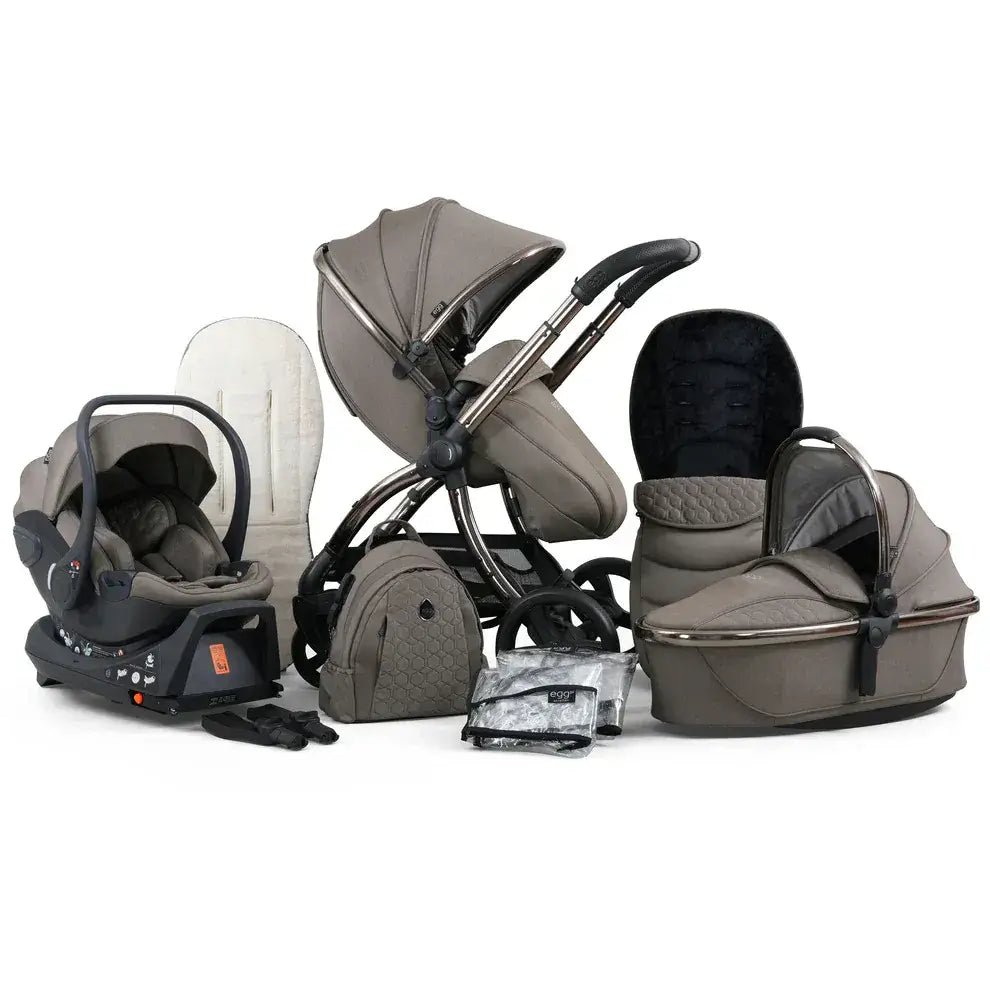 Egg3® Mink Luxury Stroller Bundle - 8 Piece Bundle Egg