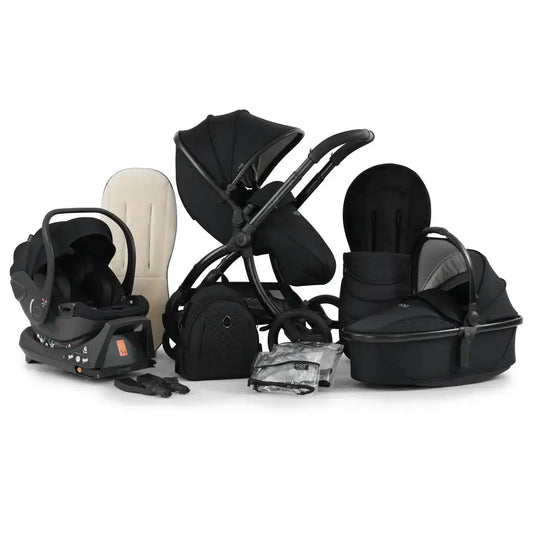 Egg3 Panther black travel system pushchair