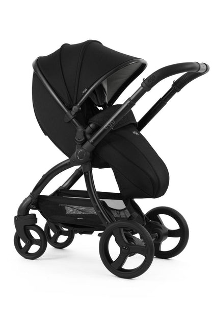 Egg3® Panther Black Luxury Stroller Bundle - 8 Piece Bundle