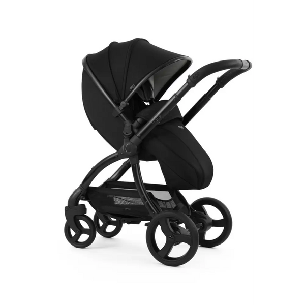 Egg3® Panther Black Luxury Stroller Bundle - 8 Piece Bundle