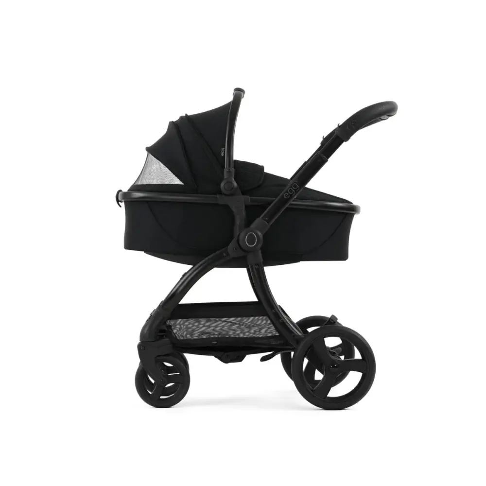 Egg3® Panther Black Luxury Stroller Bundle - 8 Piece Bundle Egg