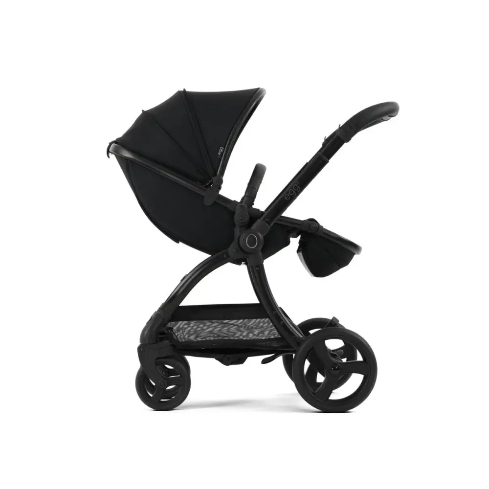 Egg3® Panther Black Luxury Stroller Bundle - 8 Piece Bundle Egg