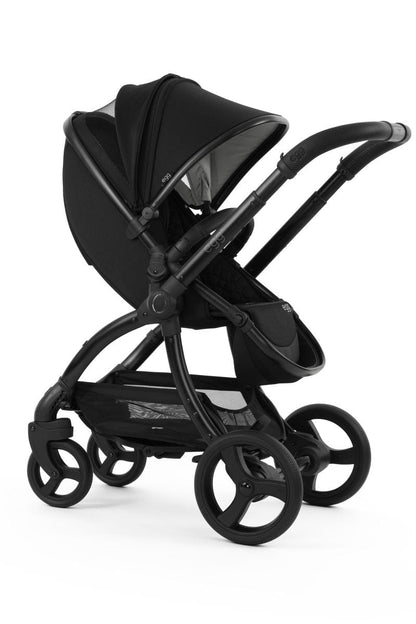 Egg3® Panther Black Luxury Stroller Bundle - 8 Piece Bundle