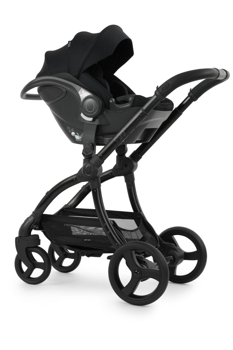 Egg3® Panther Black Luxury Stroller Bundle - 8 Piece Bundle Egg