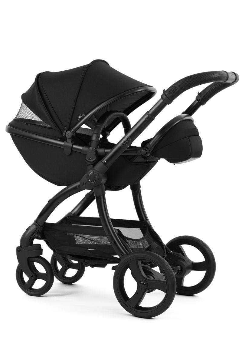 Egg3® Panther Black Luxury Stroller Bundle - 8 Piece Bundle
