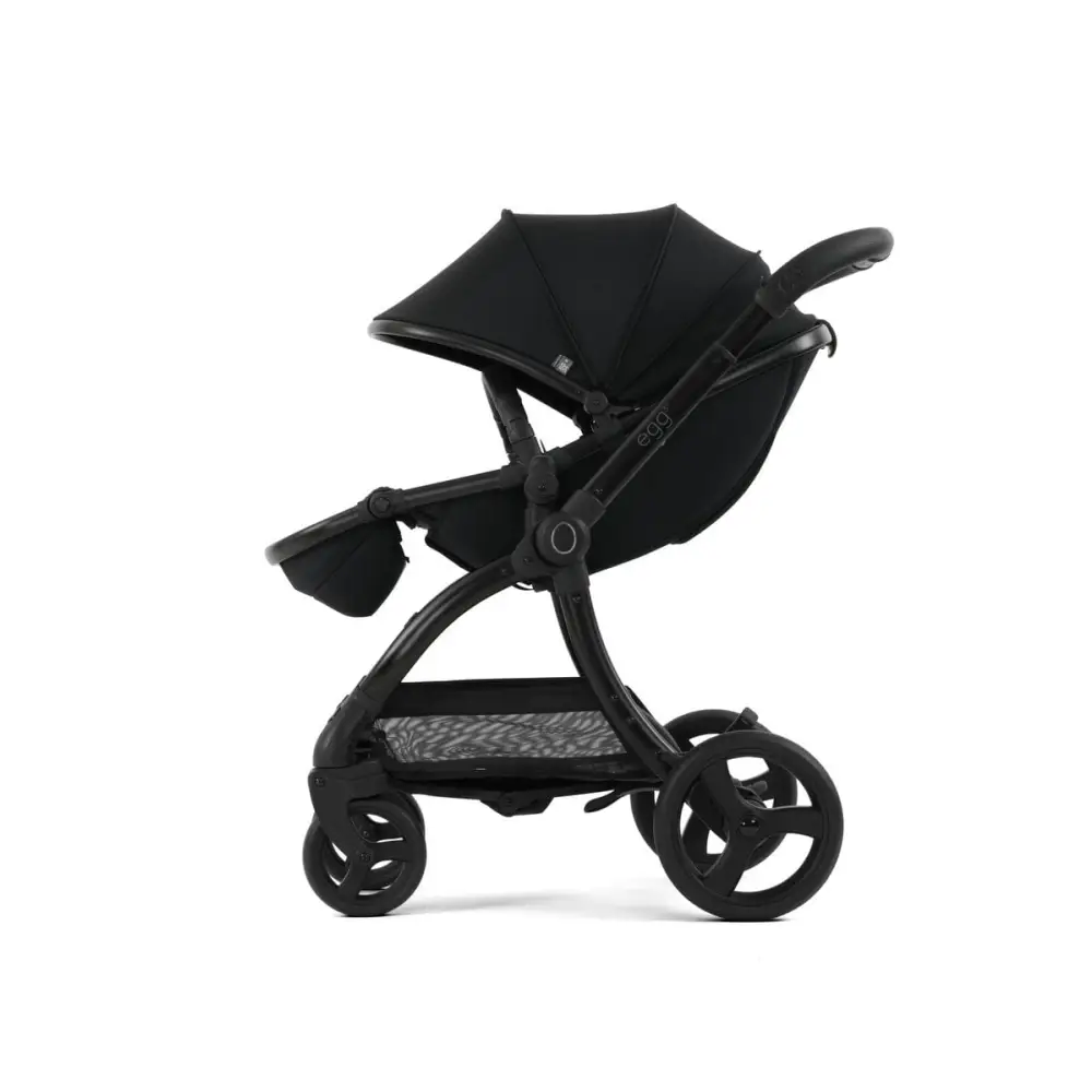 Egg3® Panther Black Luxury Stroller Bundle - 8 Piece Bundle Egg