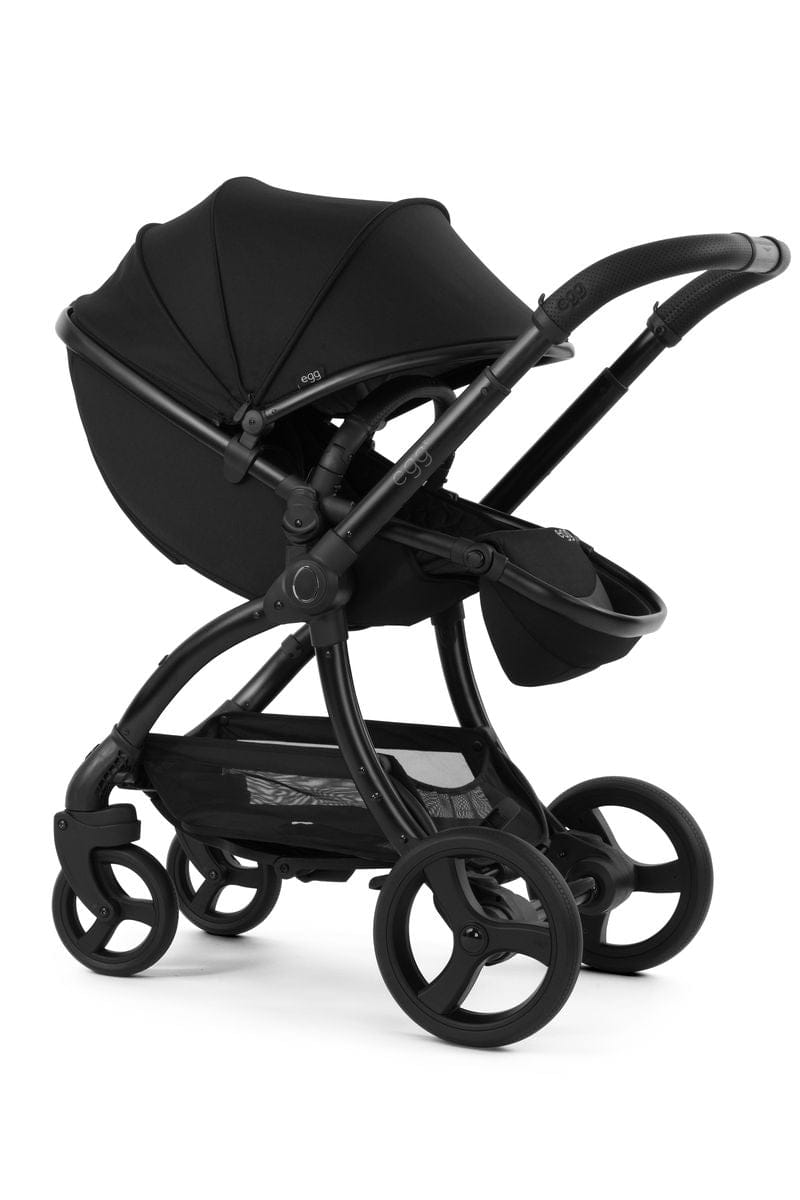 Egg3® Panther Black Luxury Stroller Bundle - 8 Piece Bundle