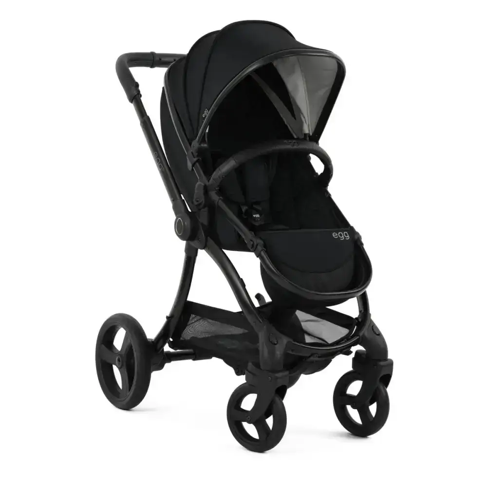 Egg Egg3® Panther Black Luxury Stroller Bundle - 8 Piece Bundle