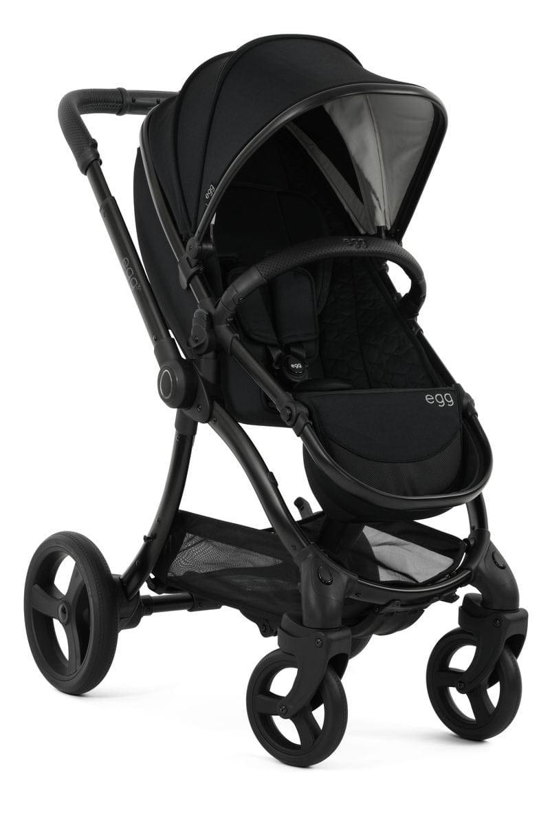 Egg Egg3® Panther Black Luxury Stroller Bundle - 8 Piece Bundle