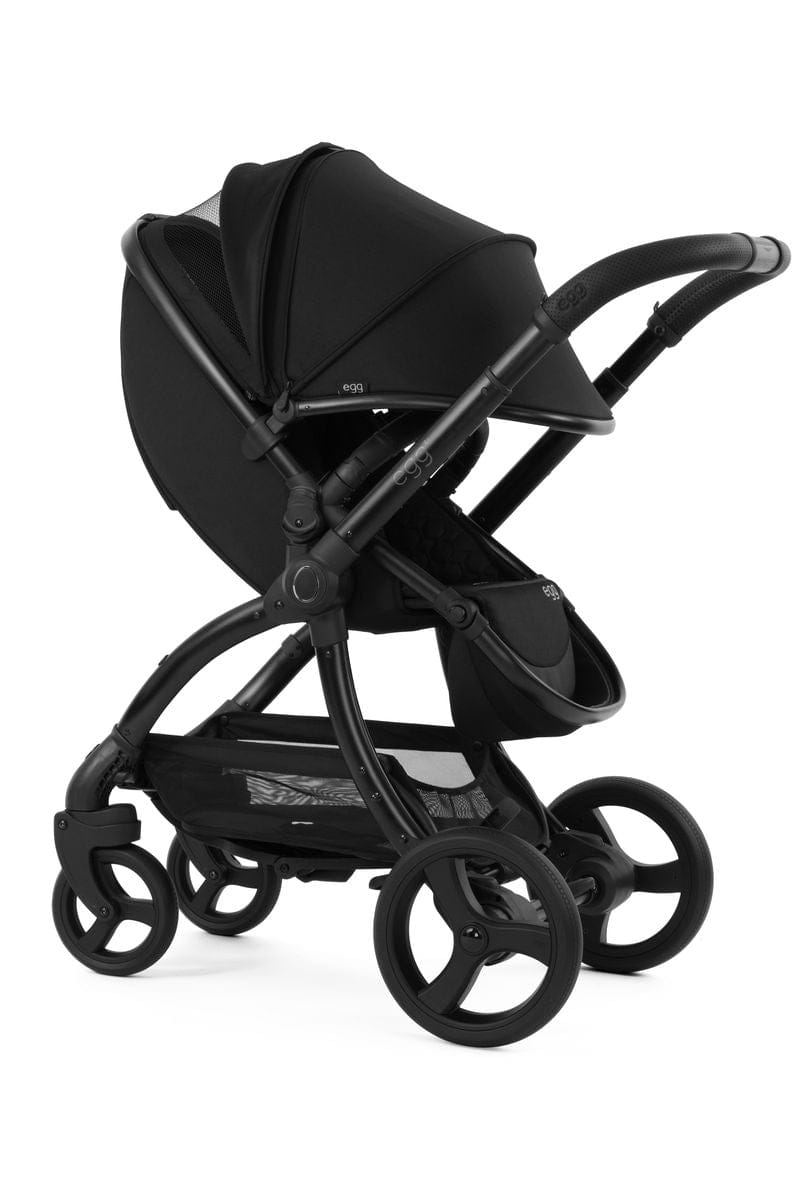 Egg3® Panther Black Luxury Stroller Bundle - 8 Piece Bundle