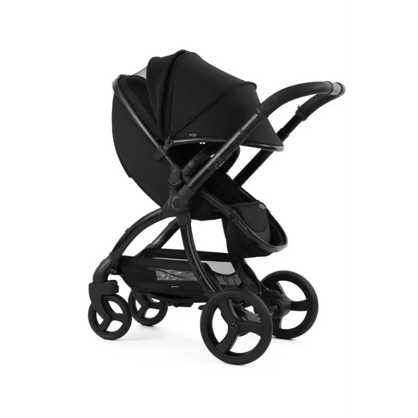 Egg3® Panther Black Luxury Stroller Bundle - 8 Piece Bundle
