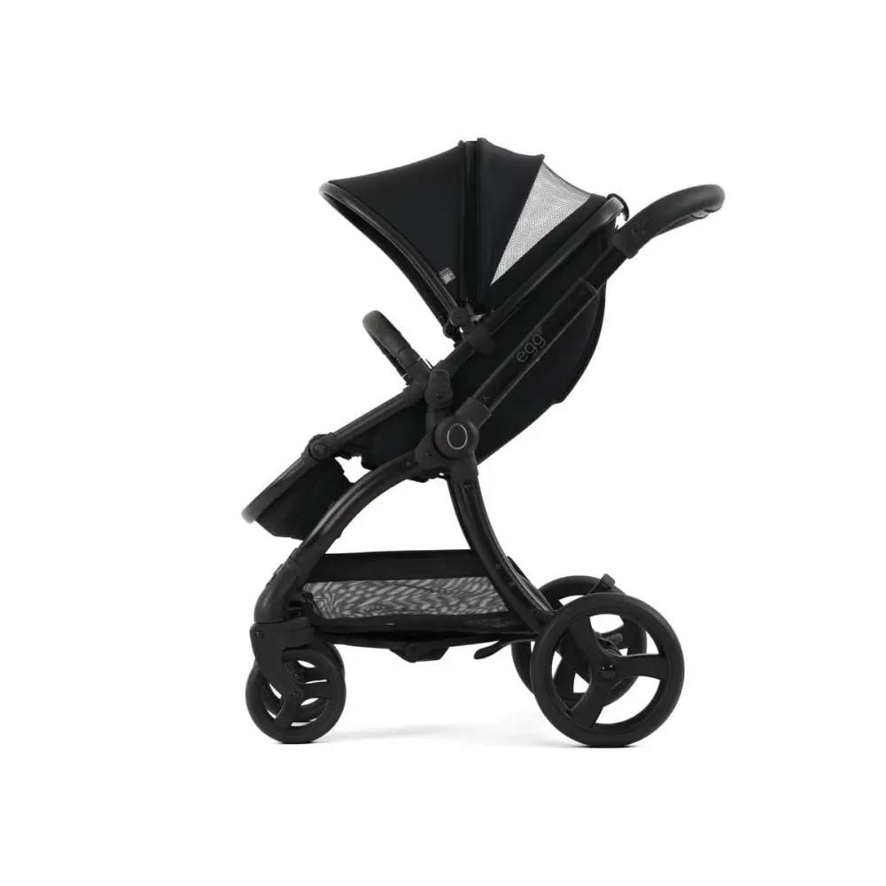 Egg3® Panther Black Luxury Stroller Bundle - 8 Piece Bundle Egg