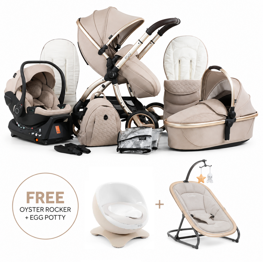 Egg3® Feather Luxury Stroller Bundle - 8 Piece Bundle