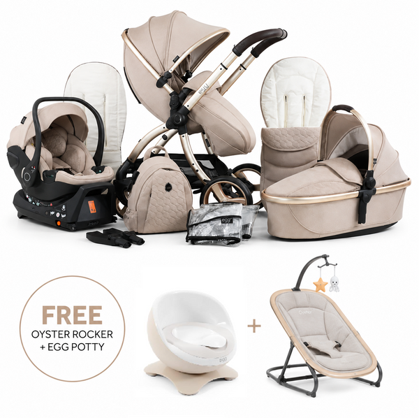 Egg3® Feather Luxury Stroller Bundle - 8 Piece Bundle