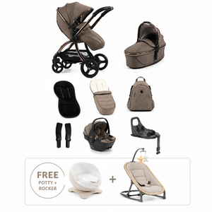 Egg3 Mink Luxury Bundle with Shell 360 i-Size Car Seat & 360 ISOFIX Base