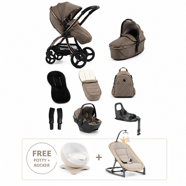 Egg3 Mink Luxury Bundle with Shell 360 i-Size Car Seat & 360 ISOFIX Base