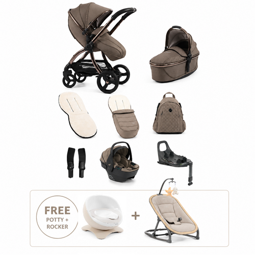 Egg3 Mink Luxury Bundle with Shell 360 i-Size Car Seat & 360 ISOFIX Base
