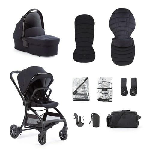 EX Display Junior Jones Aylo Rich Black - Stroller Bundle Junior Jones