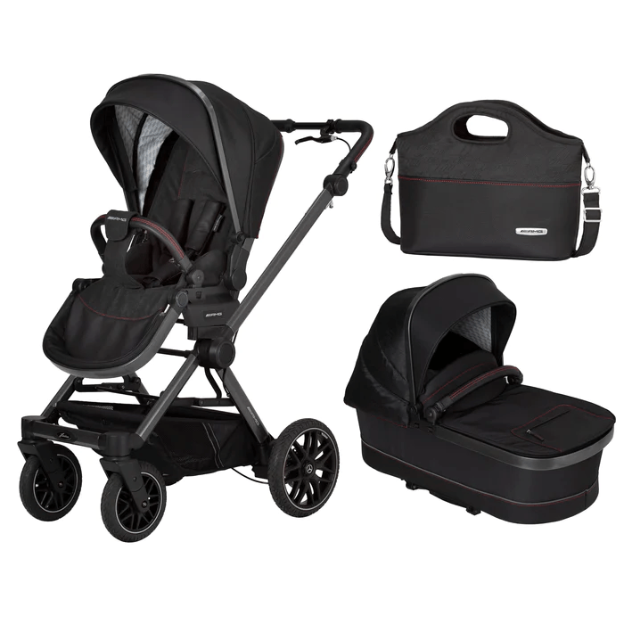 Ex Display Mercedes AMG GT² Pushchair Bundle - Charcoal Black  Mercedes Benz   