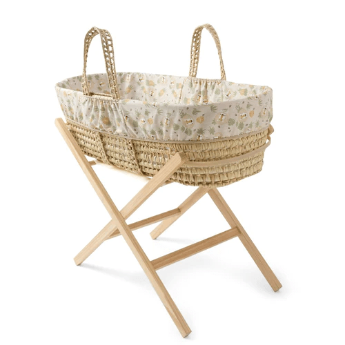 EX Display - Safari Theme Moses Basket - Clair De Lune Safari Nursery Range  Clair De Lune   