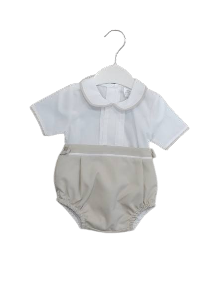 Baby Boys Beige Spanish Set General Baby Boutique   