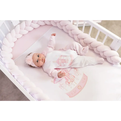 First Baby Luxury Carousel Baby Grow - Pink
