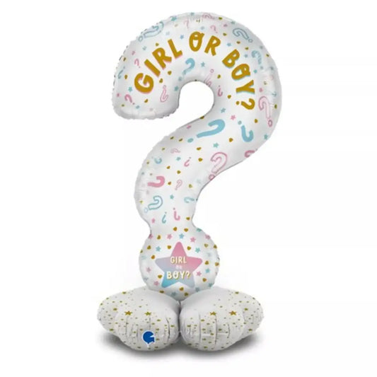 Gender Reveal Giant Question Mark Floor standing Balloon Not specified