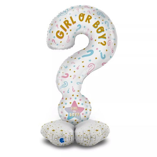 Gender Reveal Giant Question Mark Floor standing Balloon Not specified