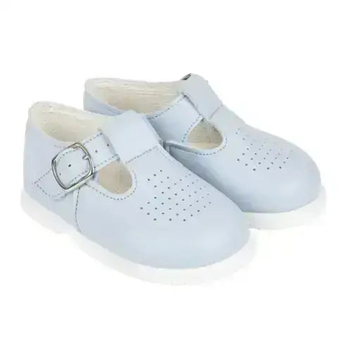 Baypods Uk infant 6 Hard soled Baypod sky blue T bar shoes