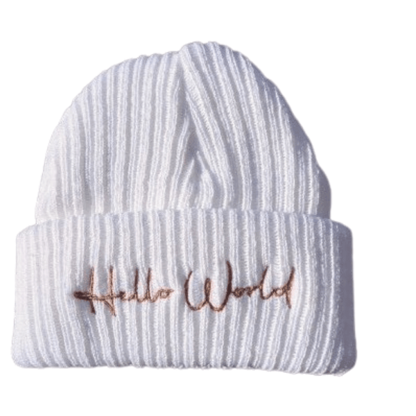 Hello Baby Knitted Hat dandelion