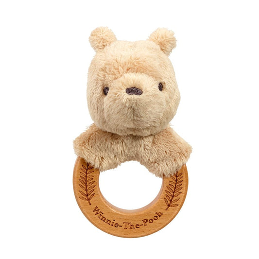 Hundred Acre Wood Winnie the Pooh Ring Rattle  Disney Baby   