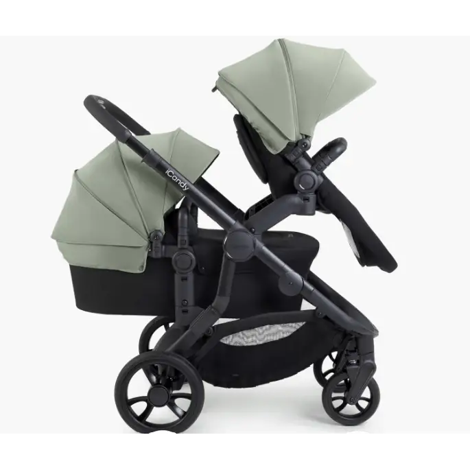 iCandy Orange 4 Double Pushchair Bundle - Pistachio  iCandy   