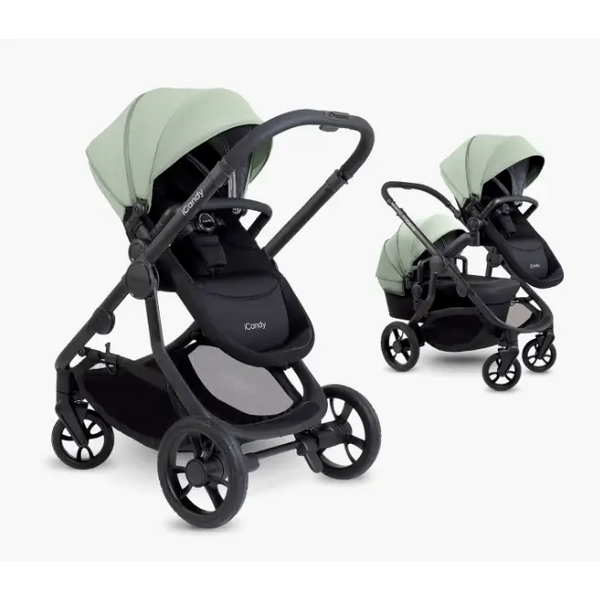iCandy Orange 4 Double Pushchair Bundle - Pistachio  iCandy   