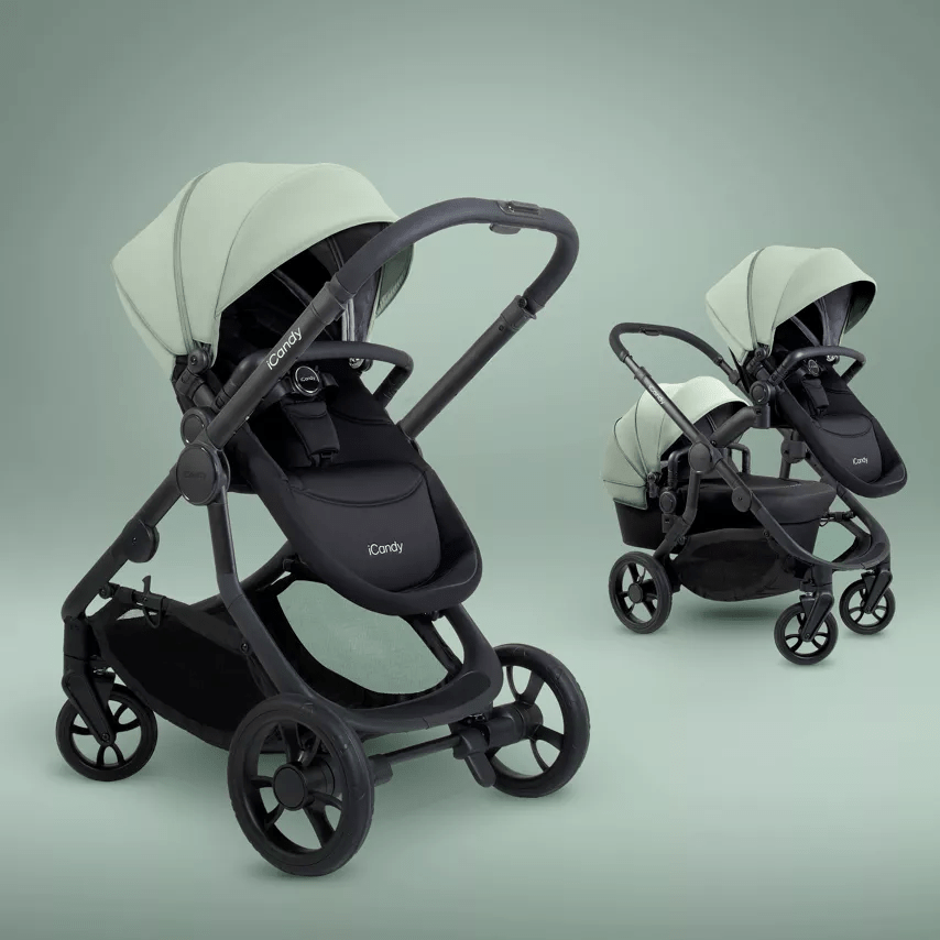 iCandy Orange 4 Double Pushchair Bundle - Pistachio  iCandy   