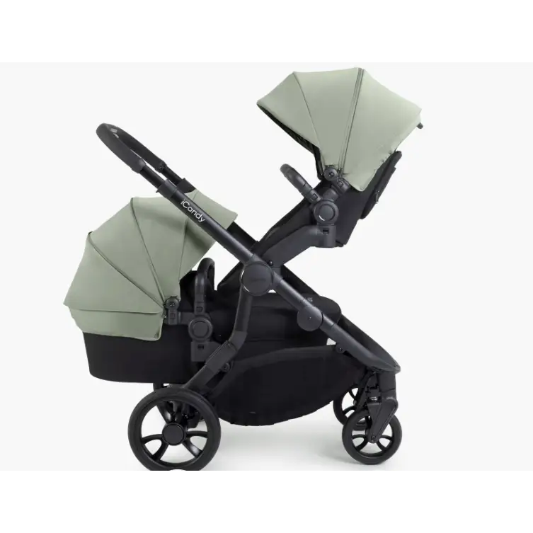 iCandy Orange 4 Double Pushchair Bundle - Pistachio  iCandy   