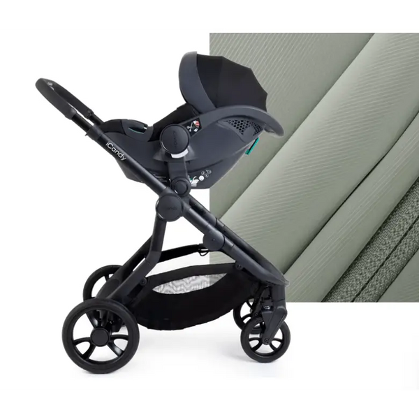 iCandy Orange 4 Double Pushchair Bundle - Pistachio  iCandy   