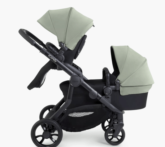 iCandy Orange 4 Double Pushchair Bundle - Pistachio  iCandy   