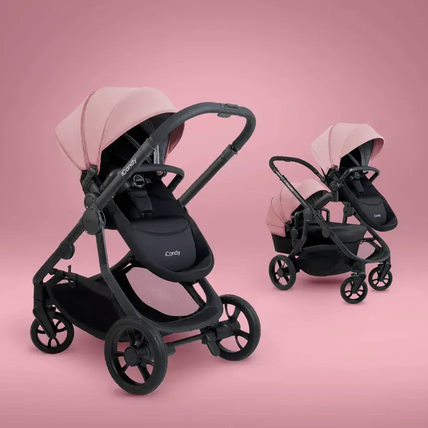 iCandy Orange 4 Double Pushchair Bundle - Rose Pink  iCandy   