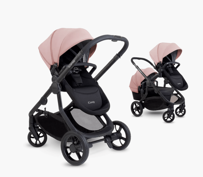 iCandy Orange 4 Double Pushchair Bundle - Rose Pink  iCandy   