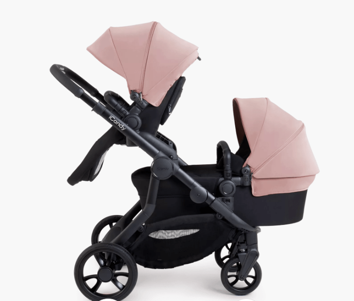 iCandy Orange 4 Double Pushchair Bundle - Rose Pink  iCandy   