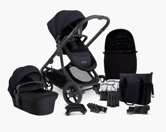 iCandy Orange 4 Single Pushchair Bundle - Jet Black  iCandy   